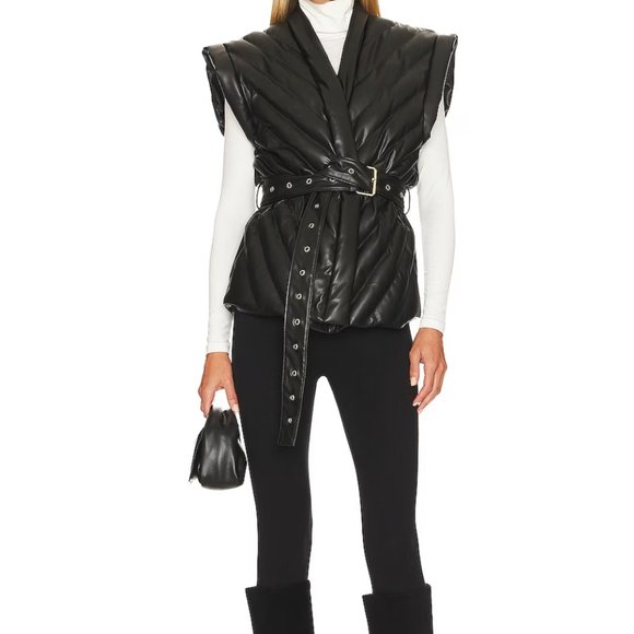 NWT BlankNYC Faux Leather Vest - Picture 2 of 12